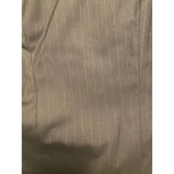 Jos. A. Bank 2 Button Gray Pinstripe Sport Coat Blazer Jacket 42R - Picture 5 of 11